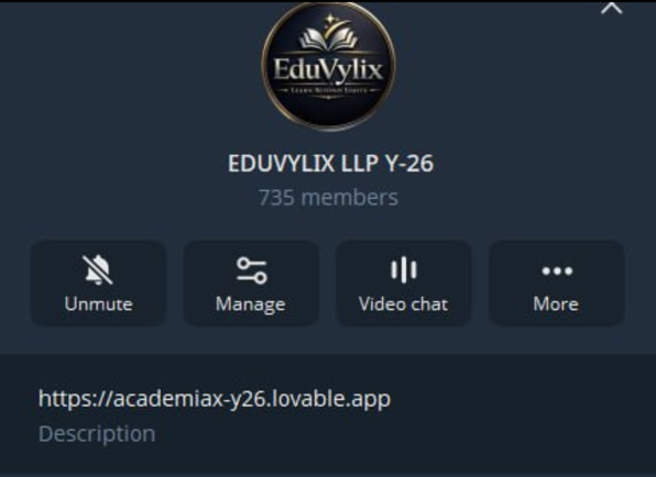 Students learning during an Eduvylix class